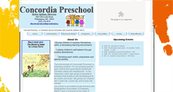 Desktop Screenshot of concordiapreschool.org